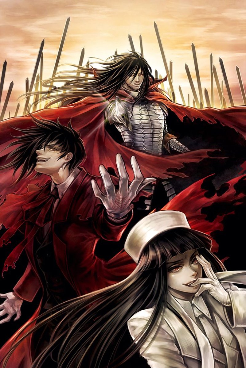 Hellsing Alucard Seras Victoria Vampire Decorative Painting (paper and canvas) art poster printing print