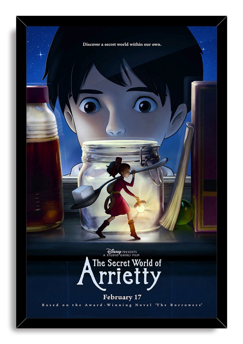 The Secret World of Arrietty Decorative Painting (paper and canvas) art poster printing print