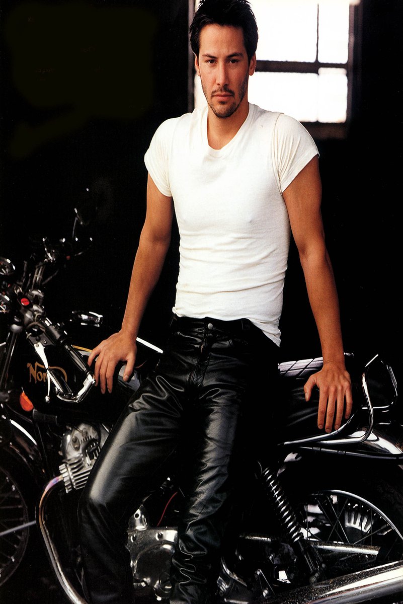 Keanu Reeves Motorcycle Decorative Painting (paper and canvas) art poster printing print