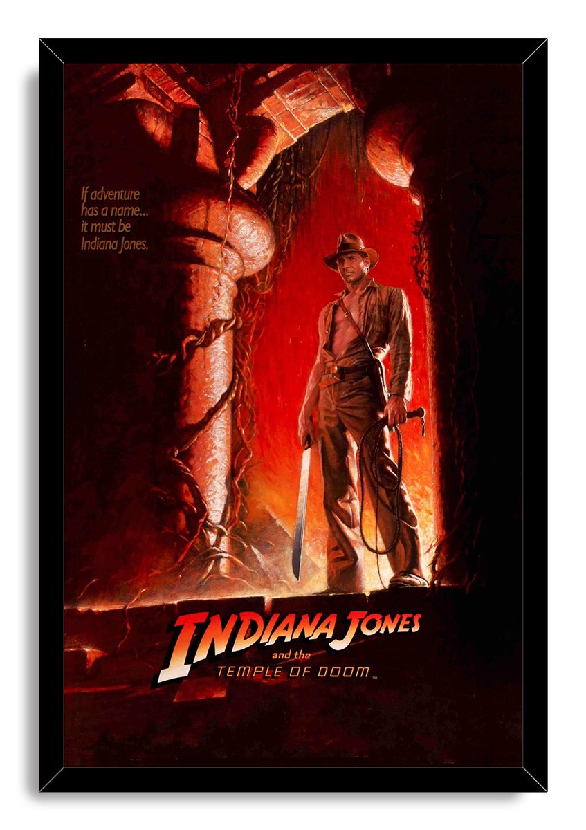 Indiana Jones Temple of Doom Decorative Painting (paper and canvas) art poster printing print