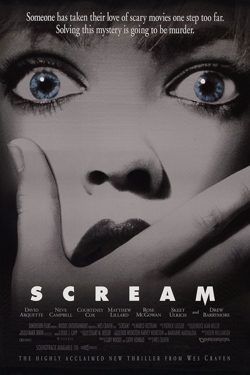 Scream Movie Horror Film Decorative Painting (paper and canvas) art poster printing print