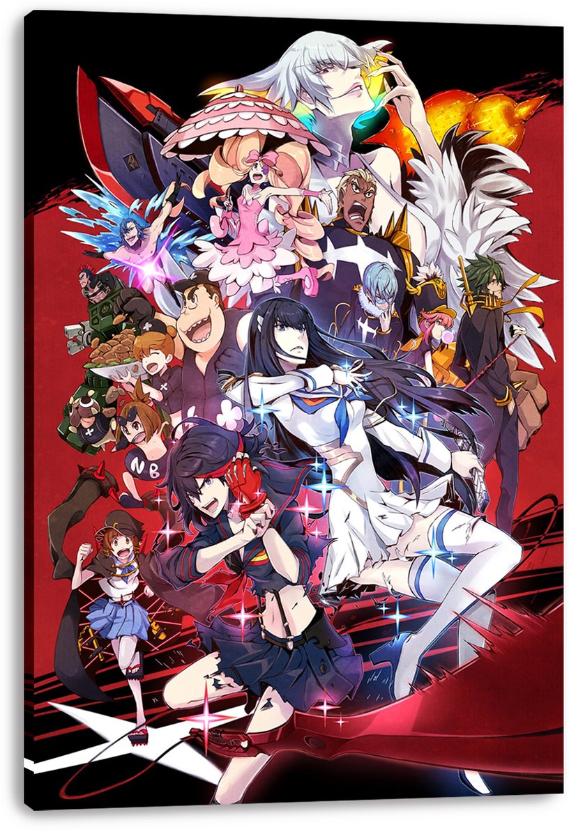 Kill la Kill Anime Characters Decorative Painting (paper and canvas) art poster printing print