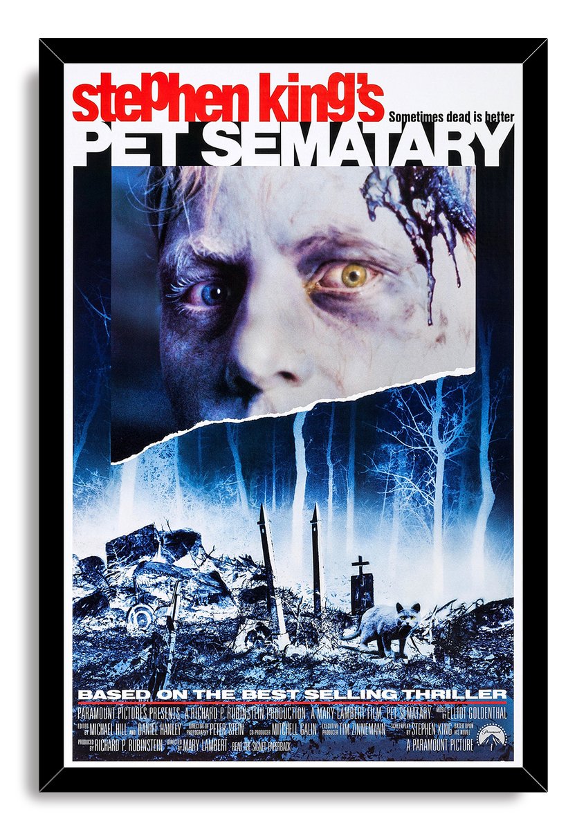 Stephen King's Pet Sematary Movie Decorative Painting (paper and canvas) art poster printing print