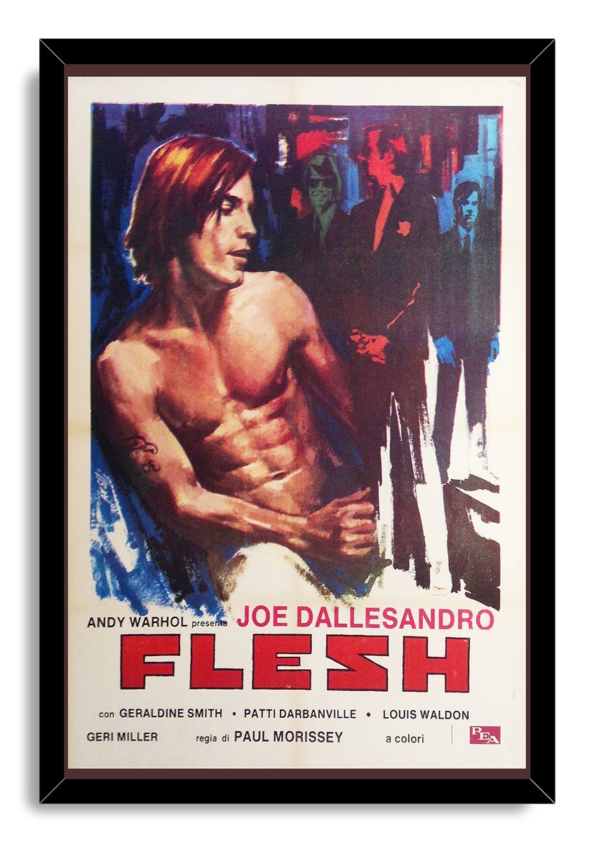 Joe Dallesandro Flesh Movie Decorative Painting (paper and canvas) art poster printing print