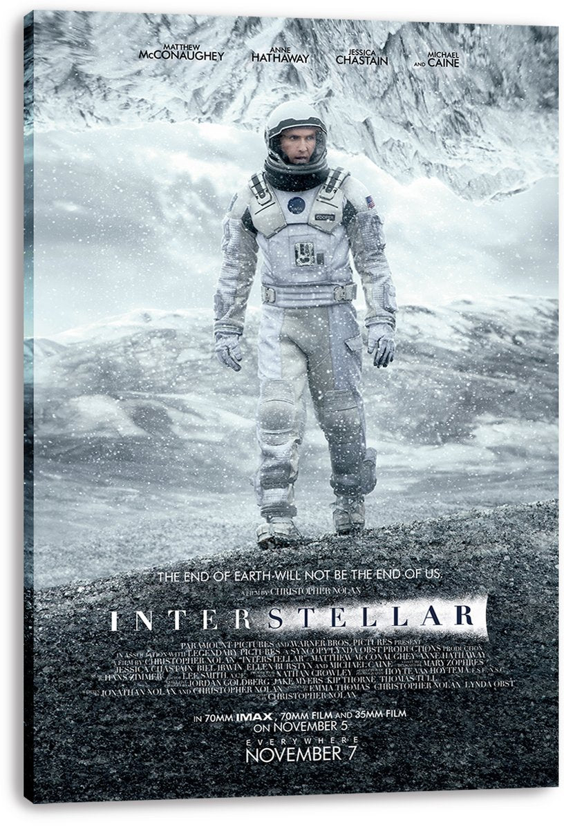 Interstellar Movie Decorative Painting (paper and canvas) art poster printing print