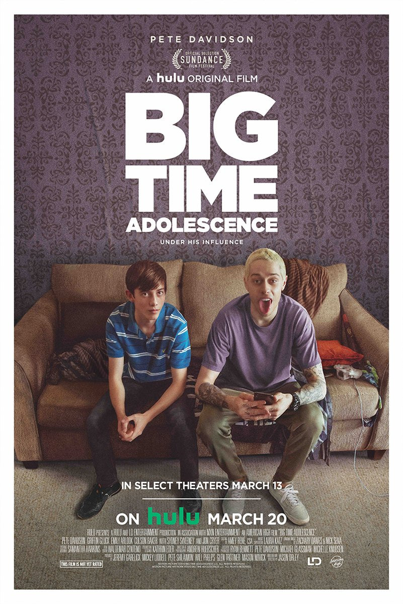Big Time Adolescence Movie Poster featuring Pete Davidson Decorative Painting (paper and canvas) art poster printing print