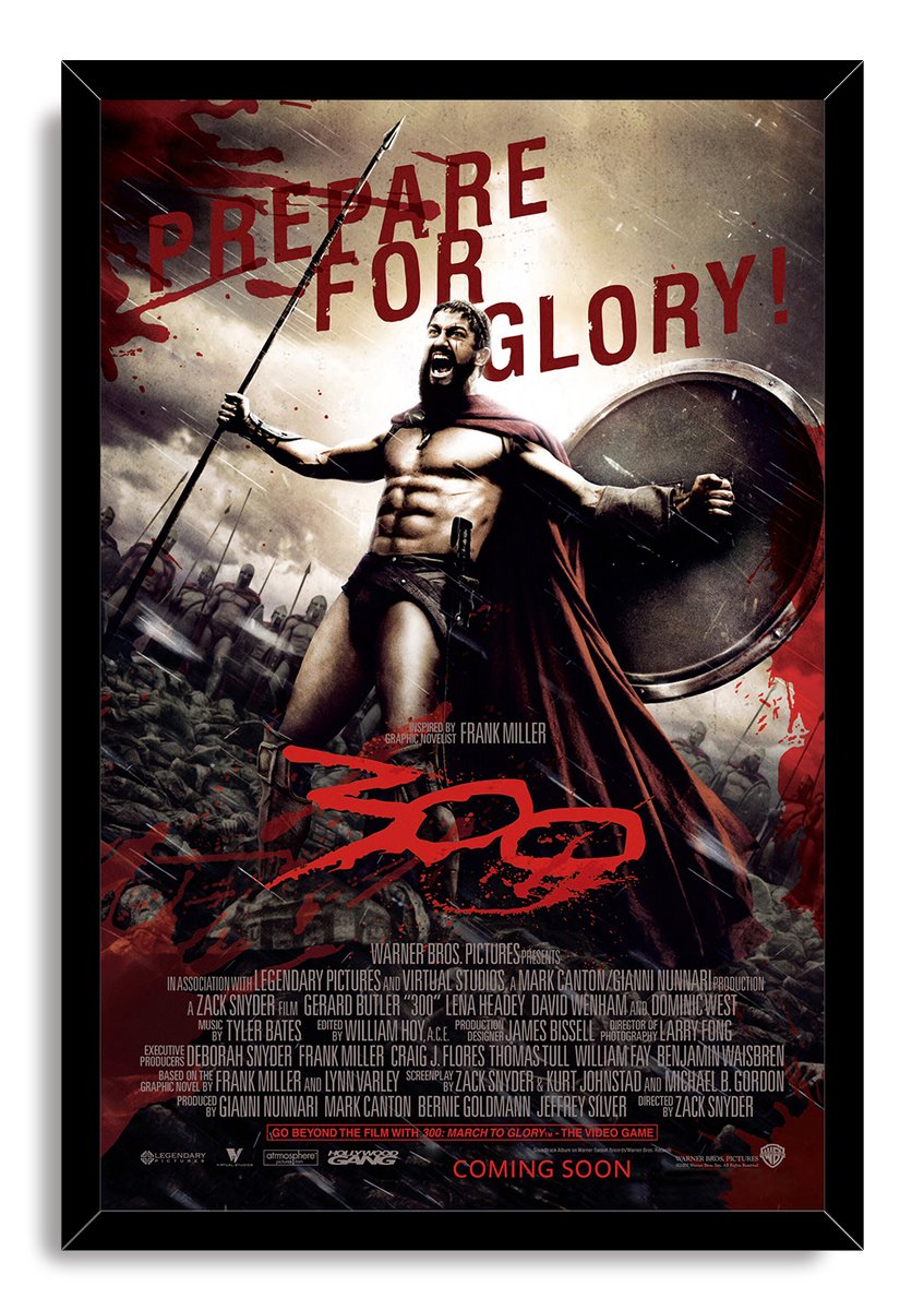 300 Movie King Leonidas Decorative Painting (paper and canvas) art poster printing print