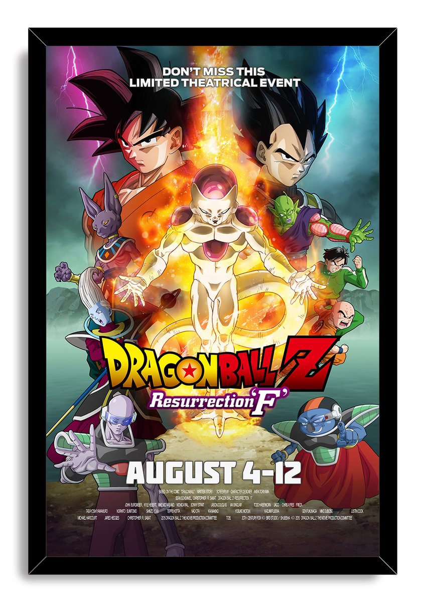 Dragon Ball Z Resurrection 'F' Movie Characters Decorative Painting (paper and canvas) art poster printing print