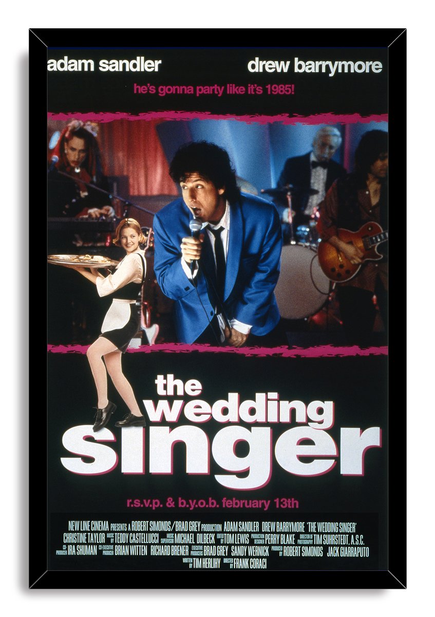 The Wedding Singer Movie Decorative Painting (paper and canvas) art poster printing print