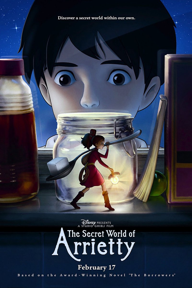 The Secret World of Arrietty Decorative Painting (paper and canvas) art poster printing print