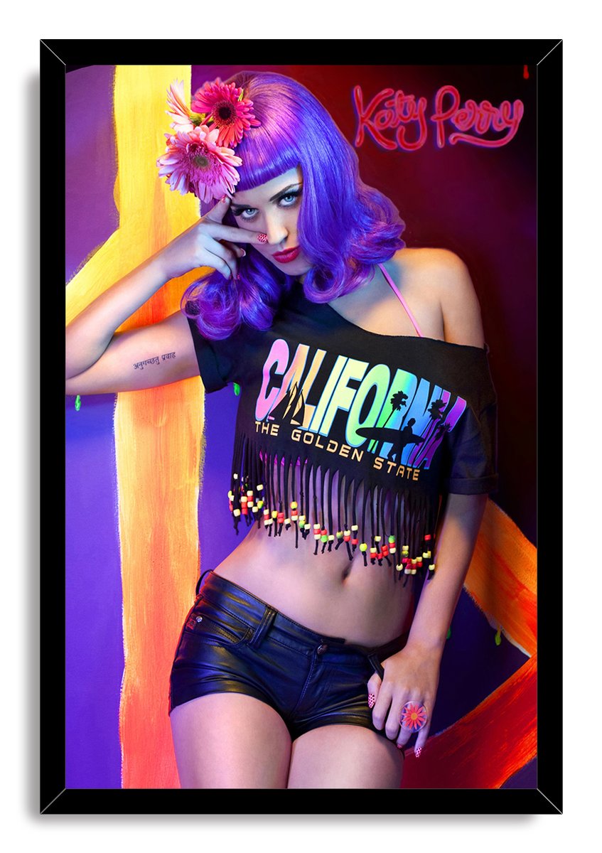 Katy Perry Decorative Painting (paper and canvas) art poster printing print