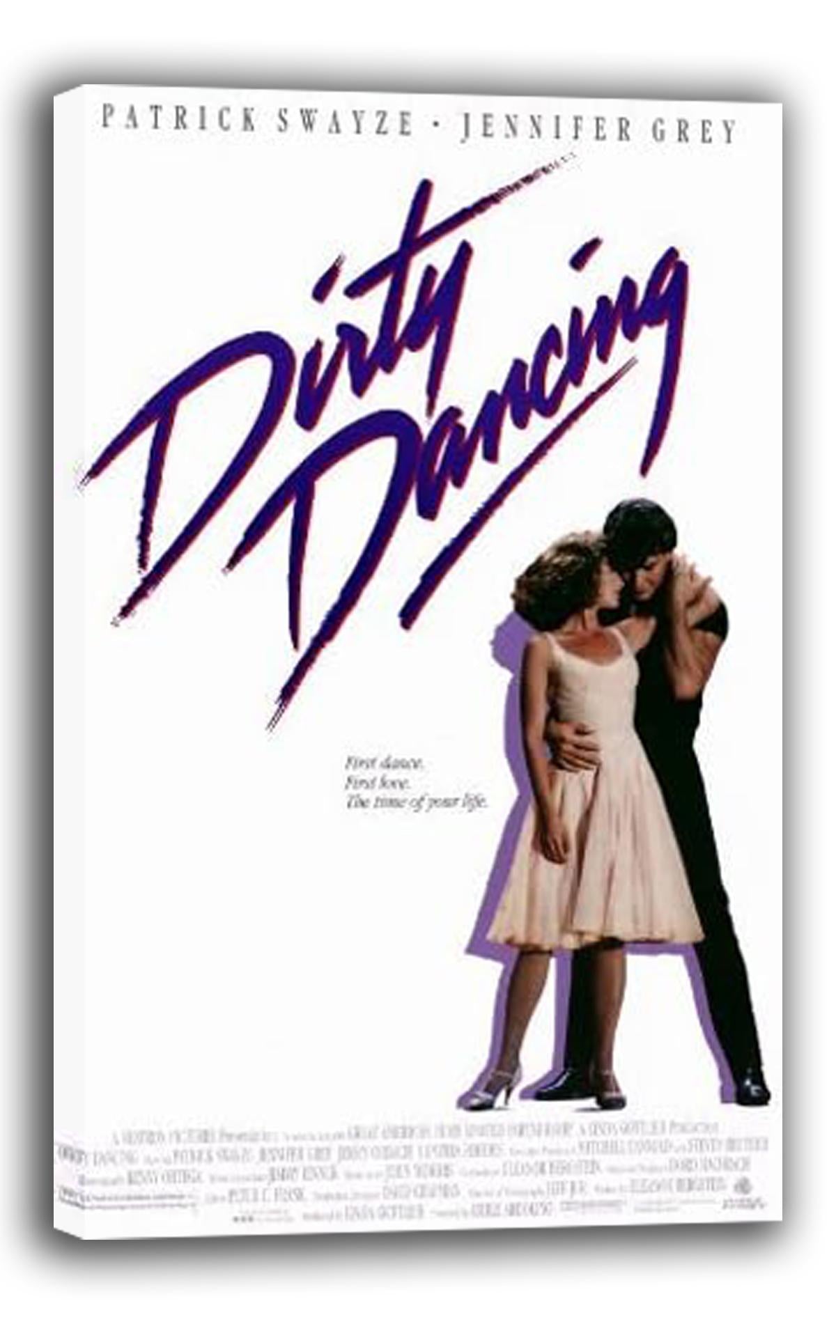 Dirty Dancing Poster Movie Patrick Swayze Jennifer Grey Cynthia Rhodes Jerry Orbach (Paper and Canvas) Art Poster Printing Print