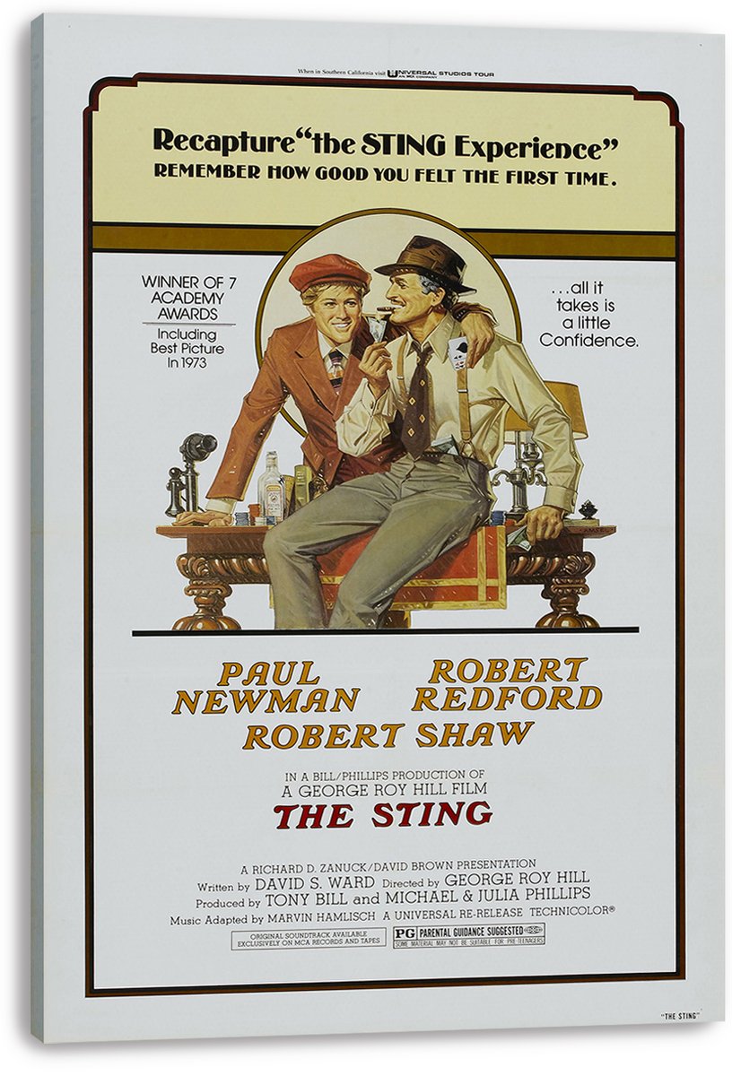The Sting Movie Decorative Painting (paper and canvas) art poster printing print