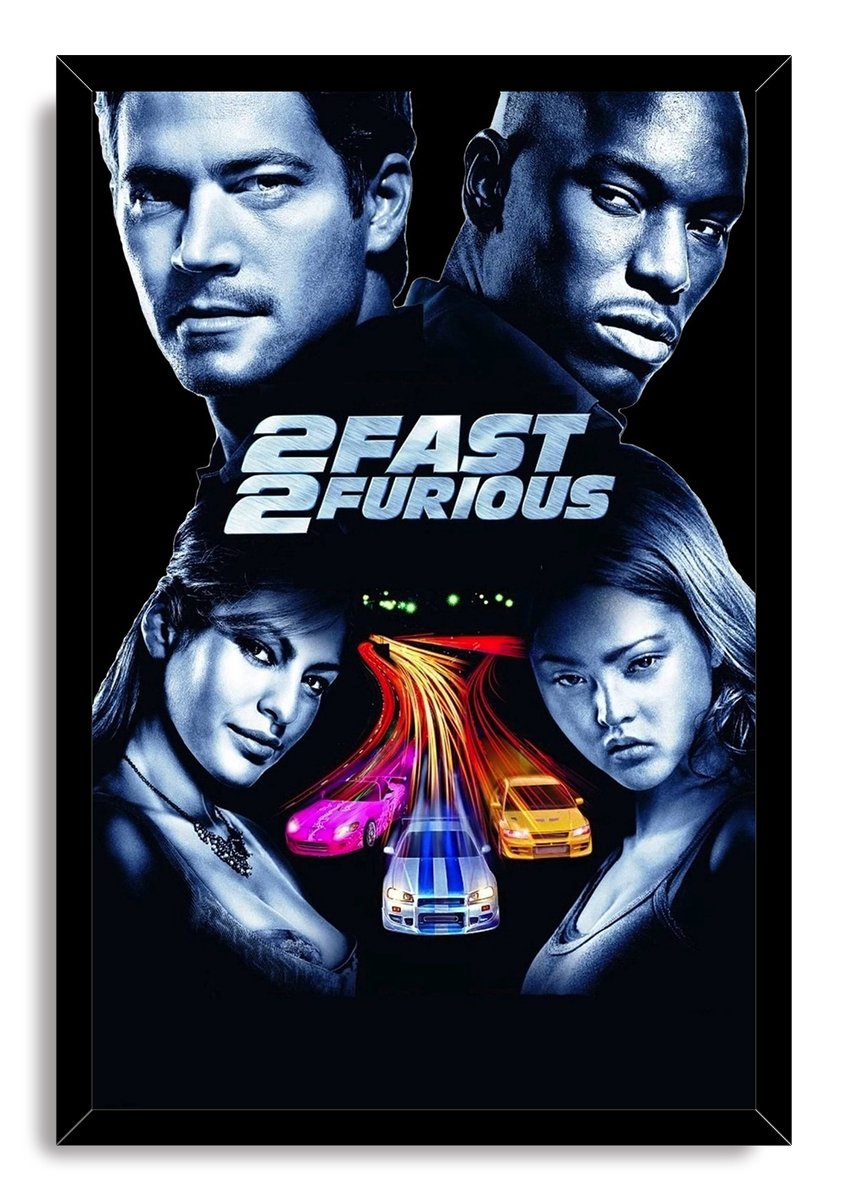 2 Fast 2 Furious Movie Poster Decorative Painting (paper and canvas) art poster printing print