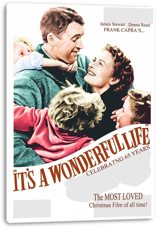 "It's a Wonderful Life" Movie Poster Decorative Painting (paper and canvas) art poster printing print