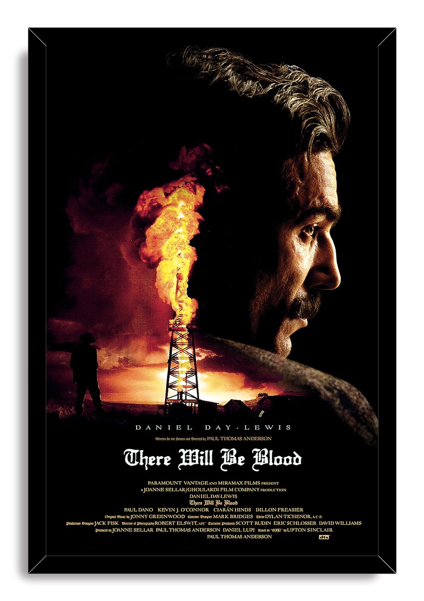 There Will Be Blood Daniel Day-Lewis Decorative Painting (paper and canvas) art poster printing print