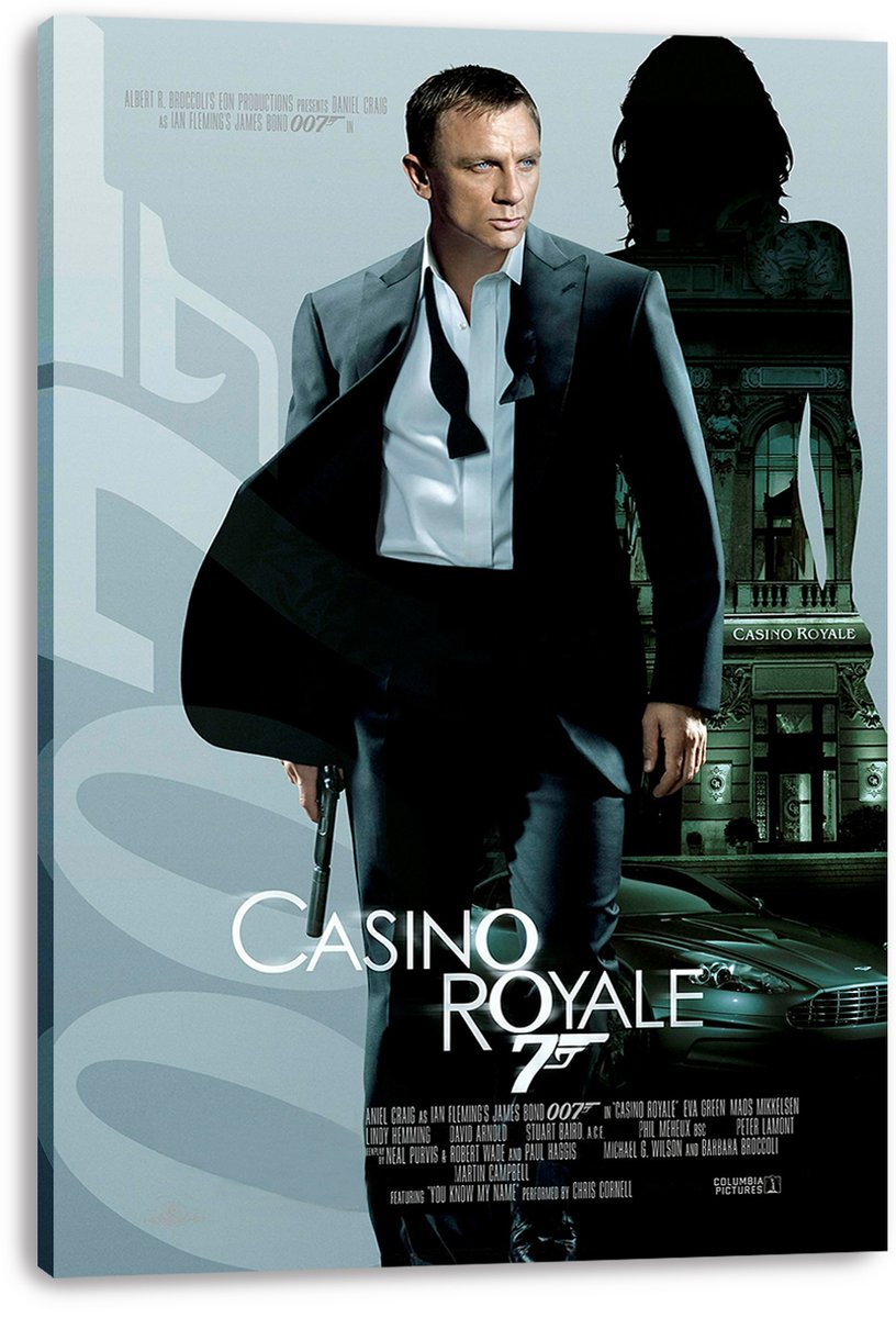 Daniel Craig James Bond Casino Royale Decorative Painting (paper and canvas) art poster printing print