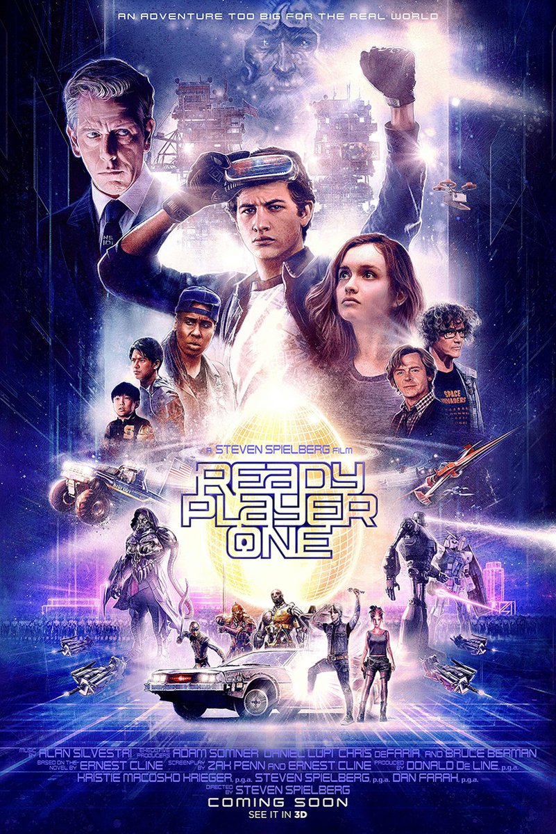 Ready Player One Movie Poster Decorative Painting (paper and canvas) art poster printing print