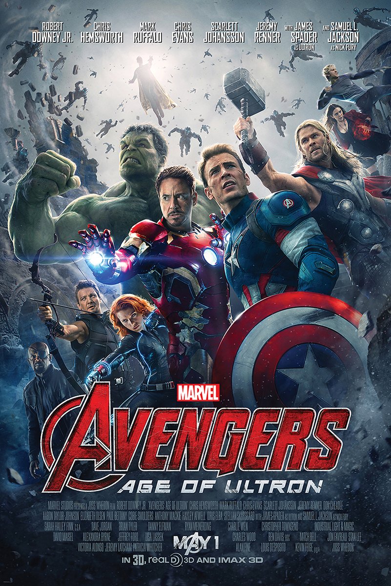 Avengers Age of Ultron Team Decorative Painting (paper and canvas) art poster printing print