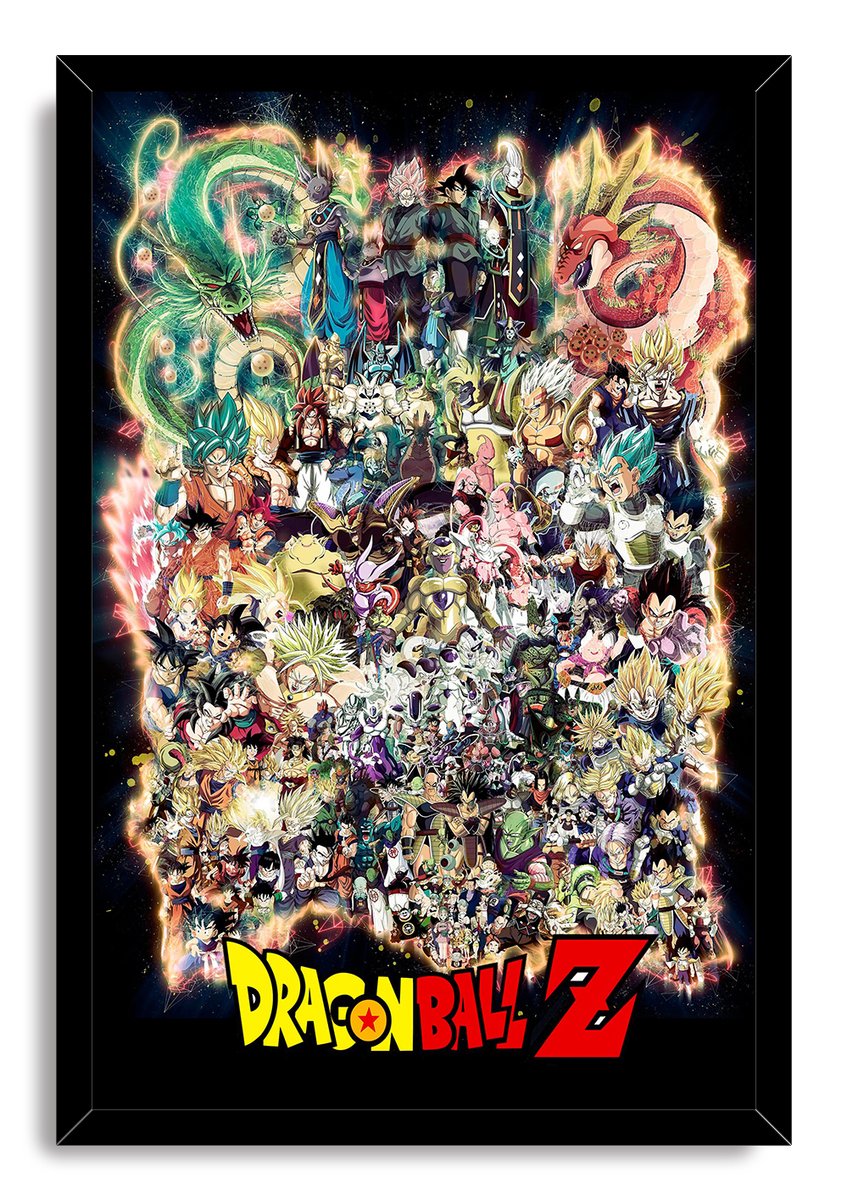 Dragon Ball Z Epic Anime Characters Collage Decorative Painting (paper and canvas) art poster printing print