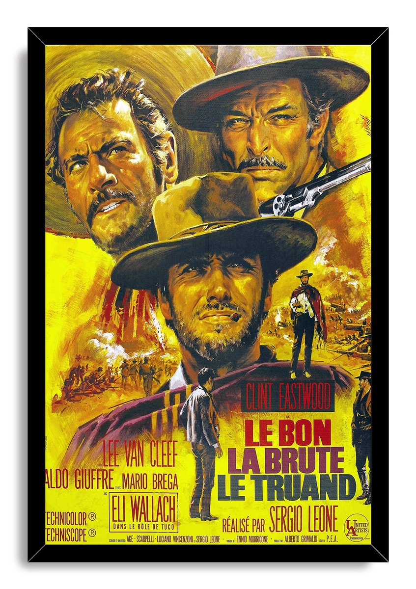 The Good The Bad The Ugly Movie Poster Decorative Painting (paper and canvas) art poster printing print