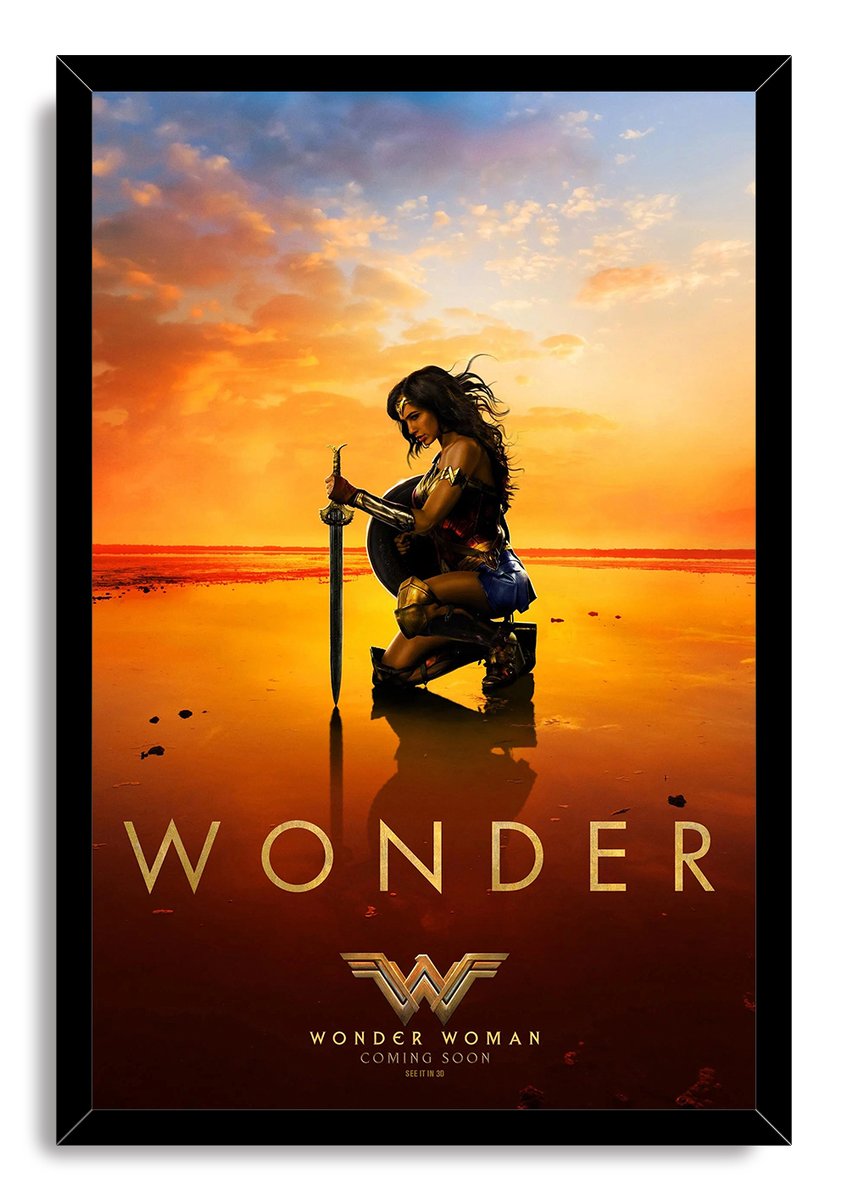 Wonder Woman Decorative Painting (paper and canvas) art poster printing print