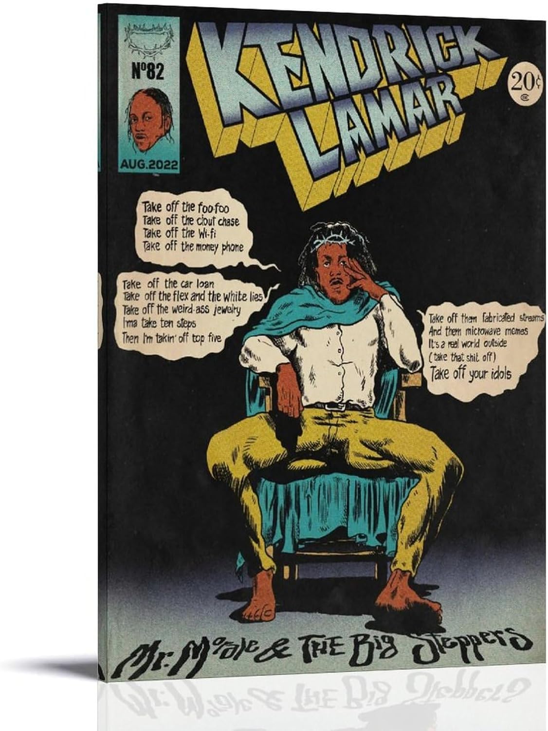 Kendrick Lamar Album Comics Art Poster(Paper and Canvas) Art Poster Printing Print