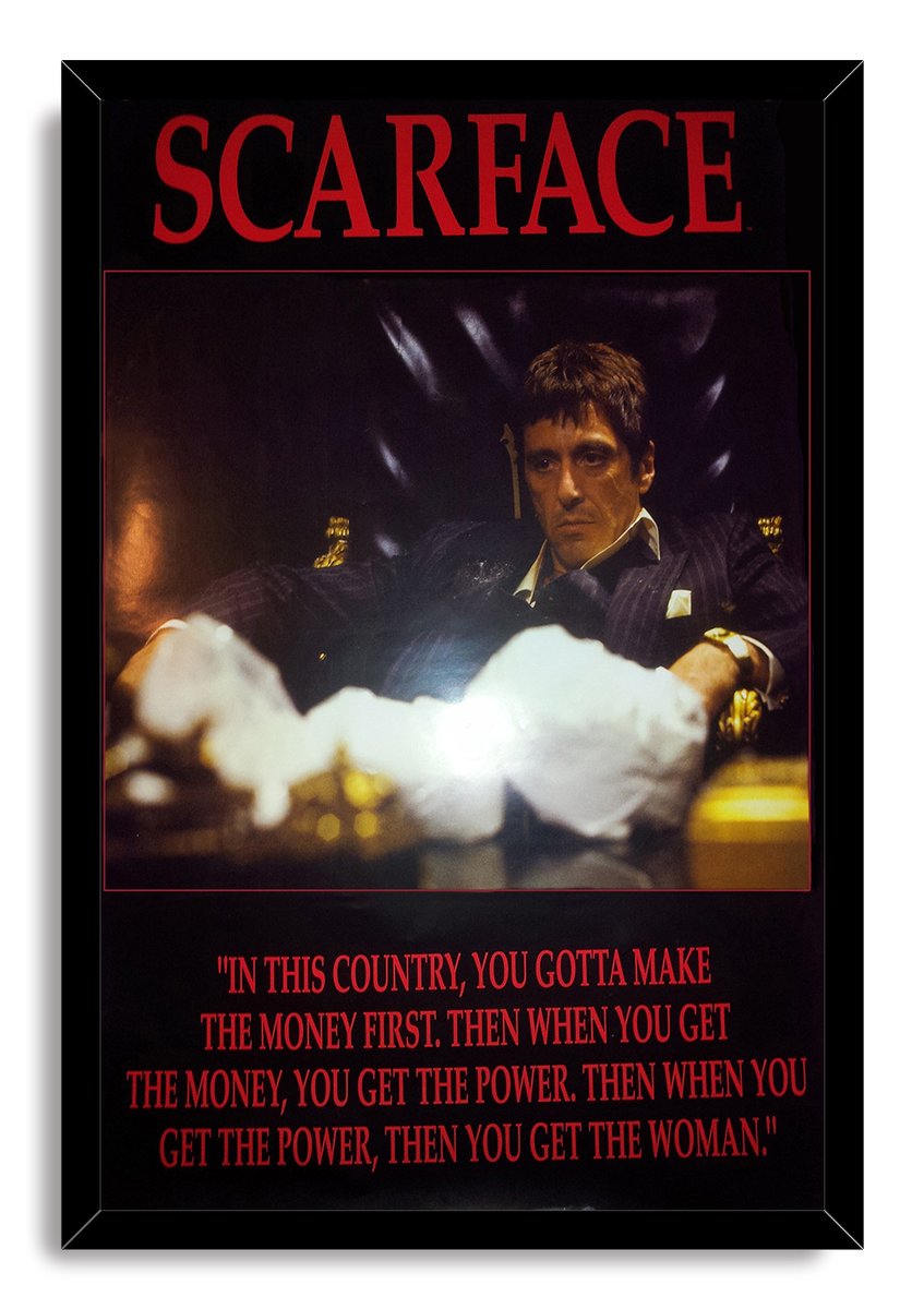 Scarface Tony Montana Decorative Painting (paper and canvas) art poster printing print