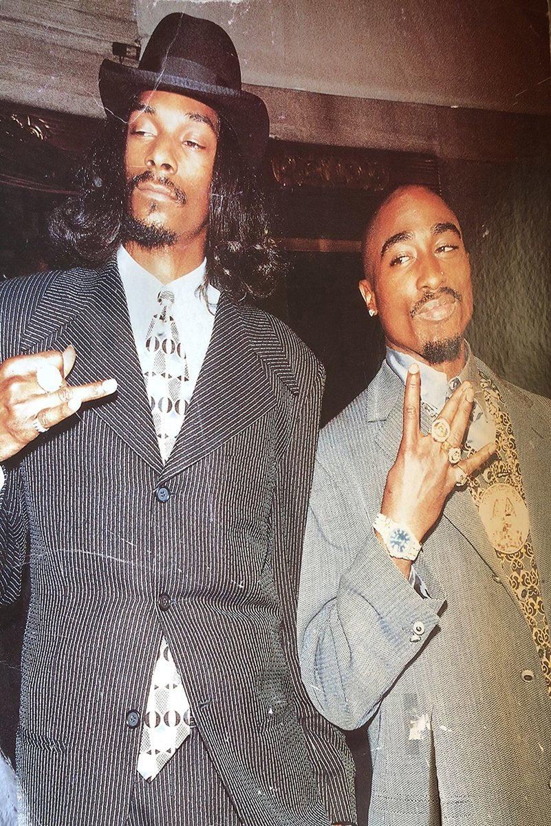 Snoop Dogg and Tupac Shakur Iconic Rappers Decorative Painting (paper and canvas) art poster printing print