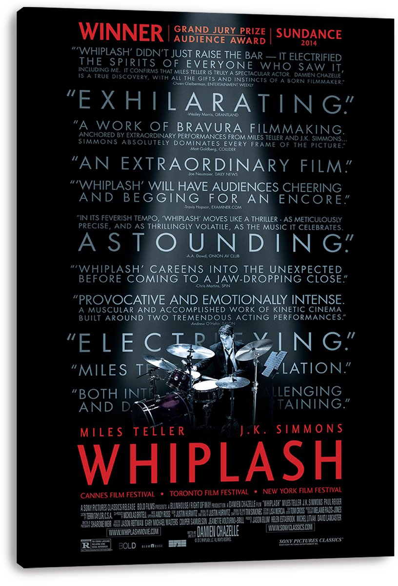 Whiplash Movie Decorative Painting (paper and canvas) art poster printing print