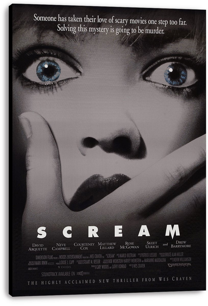 Scream Movie Horror Film Decorative Painting (paper and canvas) art poster printing print
