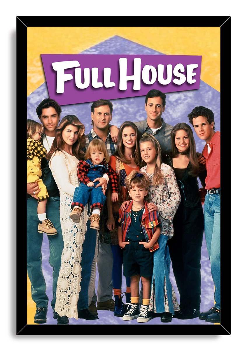 Full House Cast Decorative Painting (paper and canvas) art poster printing print