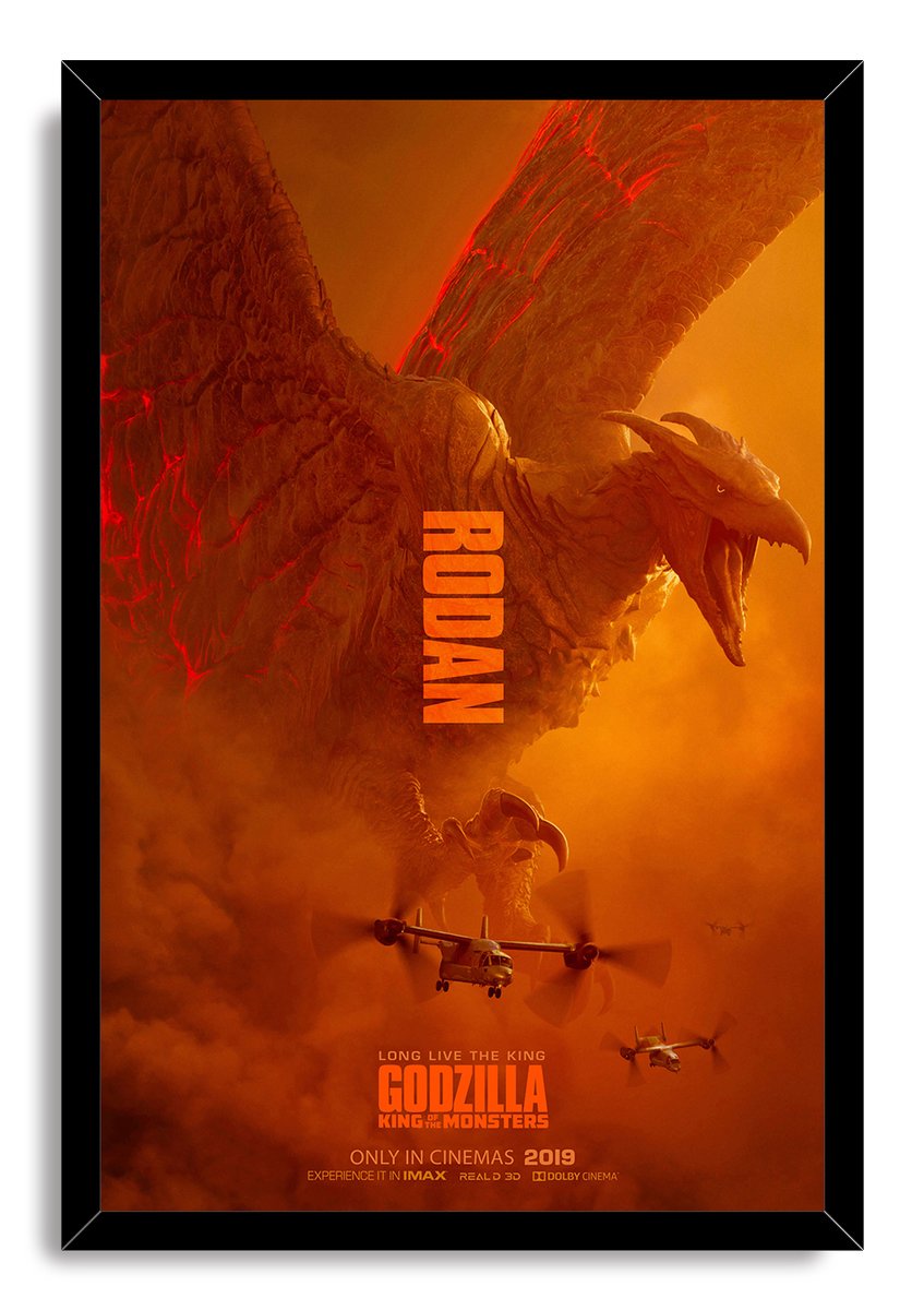 Rodan (Godzilla King of the Monsters) Decorative Painting (paper and canvas) art poster printing print