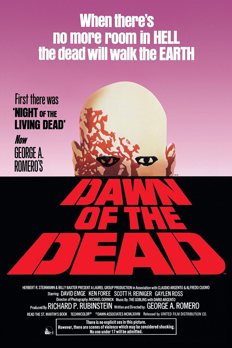 Dawn of the Dead Movie Poster Decorative Painting (paper and canvas) art poster printing print