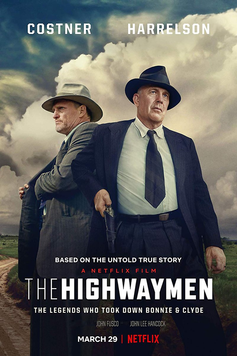 The Highwaymen Movie Kevin Costner Woody Harrelson Decorative Painting (paper and canvas) art poster printing print