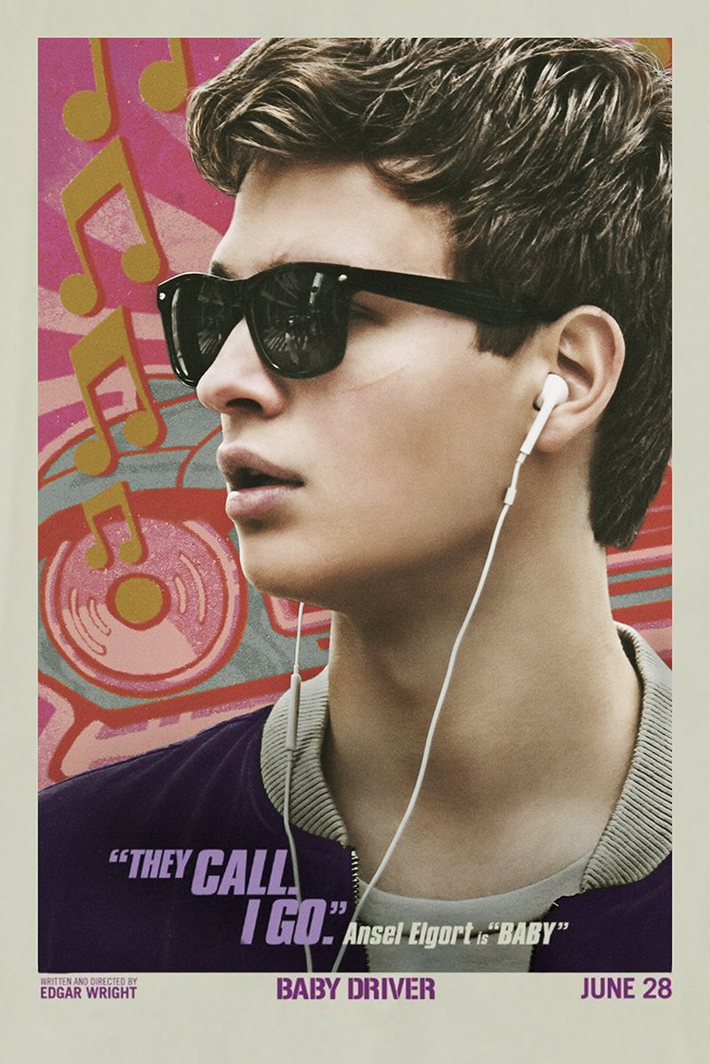 Baby Driver Ansel Elgort Decorative Painting (paper and canvas) art poster printing print