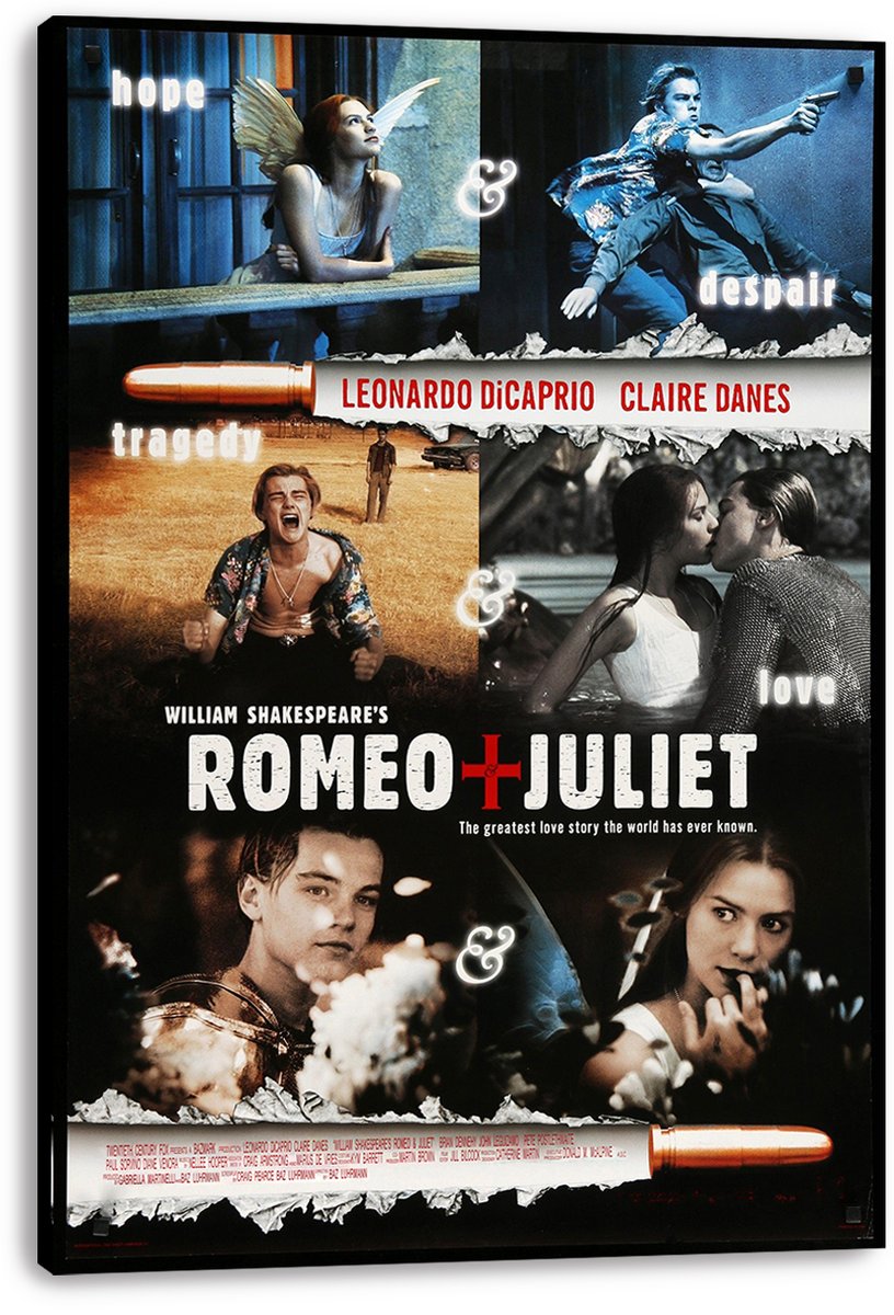 William Shakespeare's Romeo + Juliet Decorative Painting (paper and canvas) art poster printing print