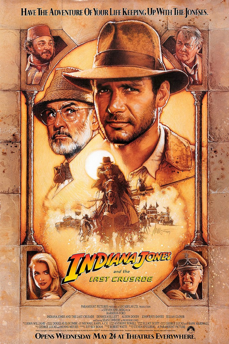 Indiana Jones Decorative Painting (paper and canvas) art poster printing print