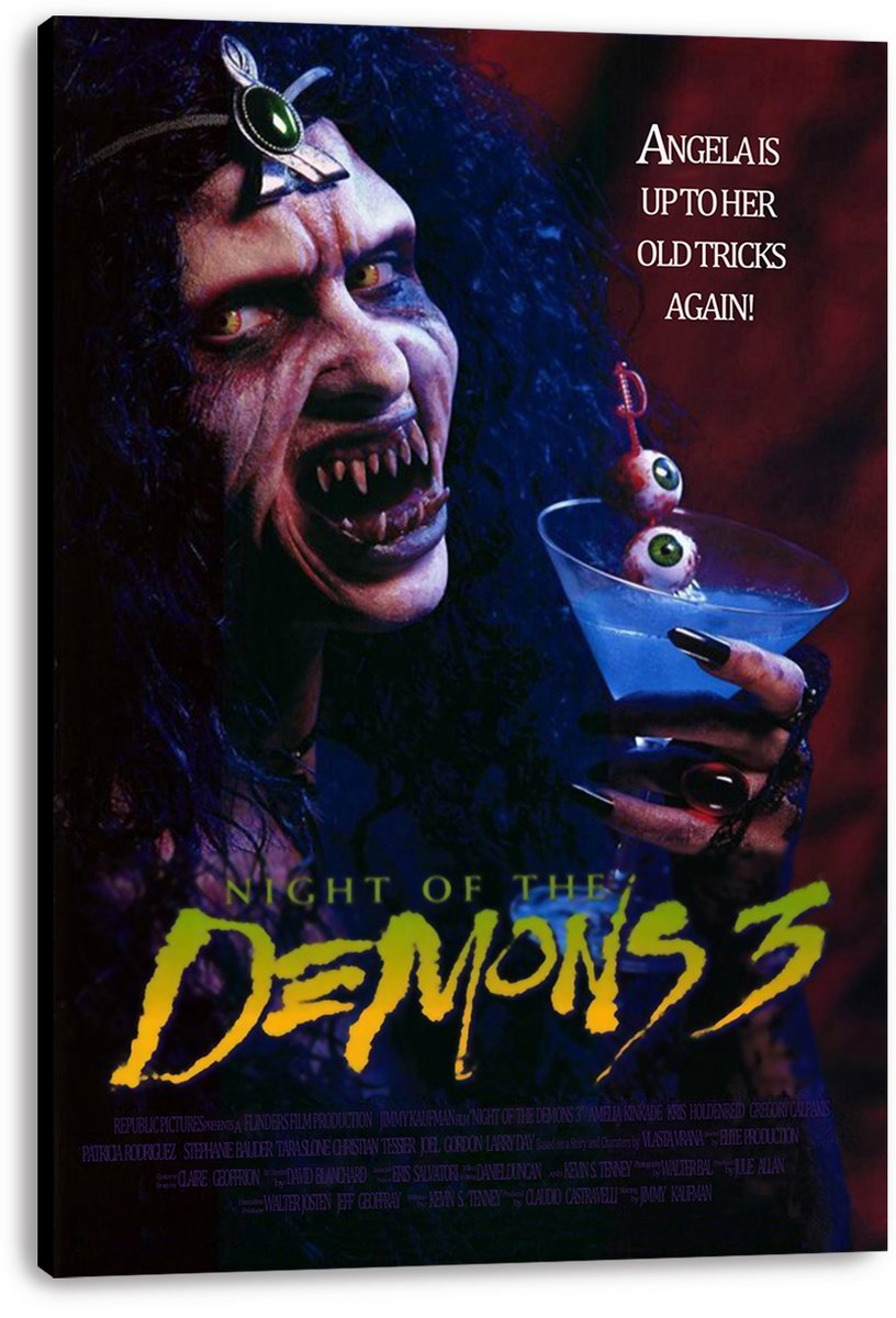 Night of the Demons 3 Angela Decorative Painting (paper and canvas) art poster printing print