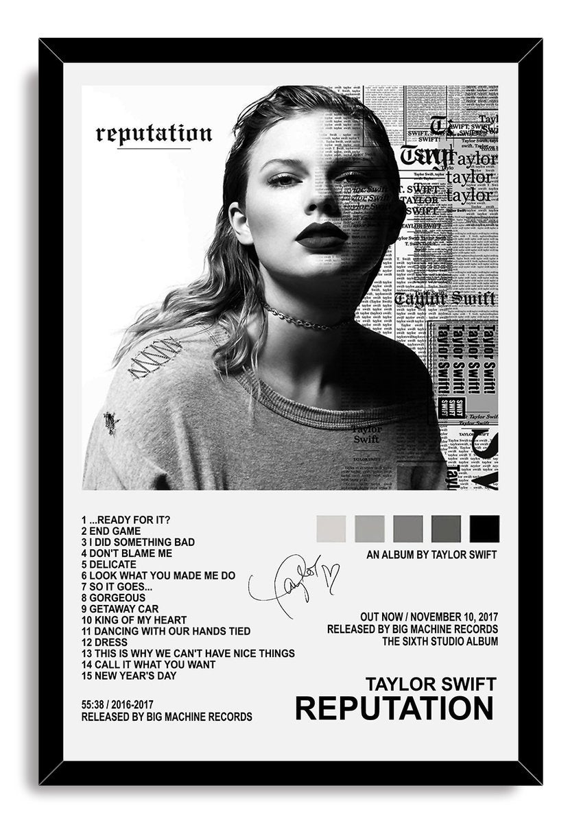 Taylor Swift Reputation Album Cover Decorative Painting (paper and canvas) art poster printing print