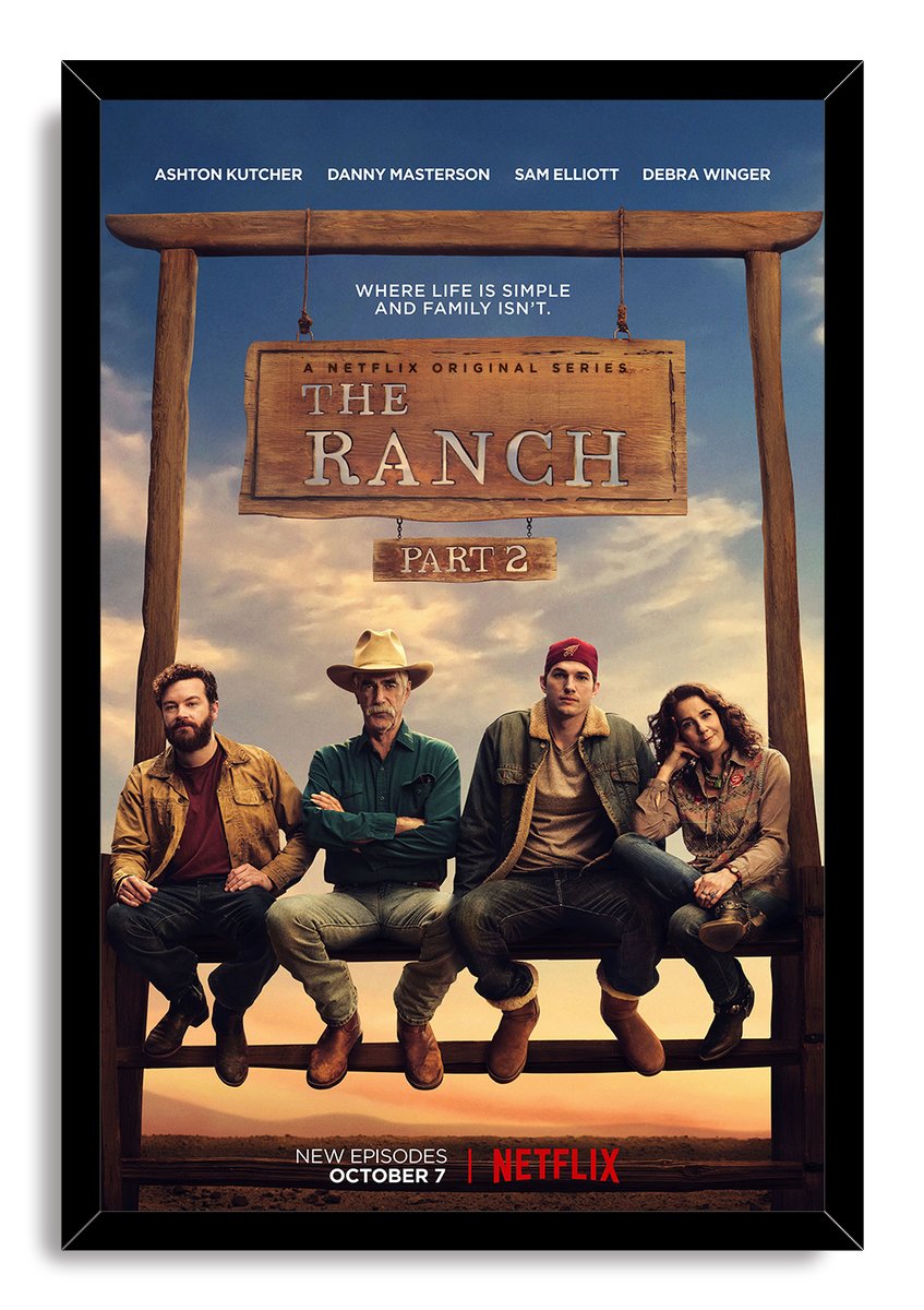 The Ranch TV Series Cast Decorative Painting (paper and canvas) art poster printing print