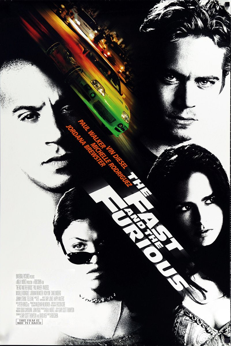 The Fast and the Furious Movie Cast Decorative Painting (paper and canvas) art poster printing print
