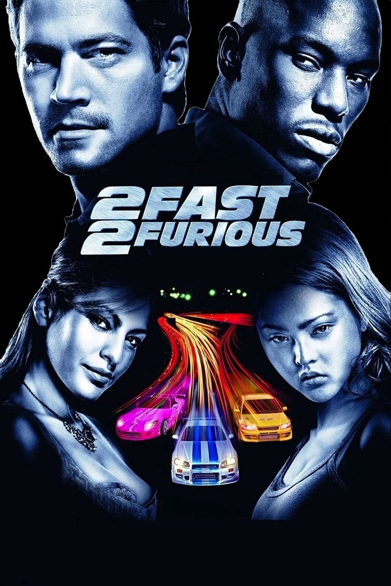 2 Fast 2 Furious Movie Poster Decorative Painting (paper and canvas) art poster printing print
