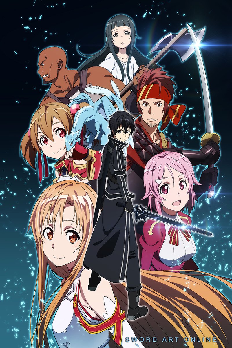 Sword Art Online Characters Decorative Painting (paper and canvas) art poster printing print