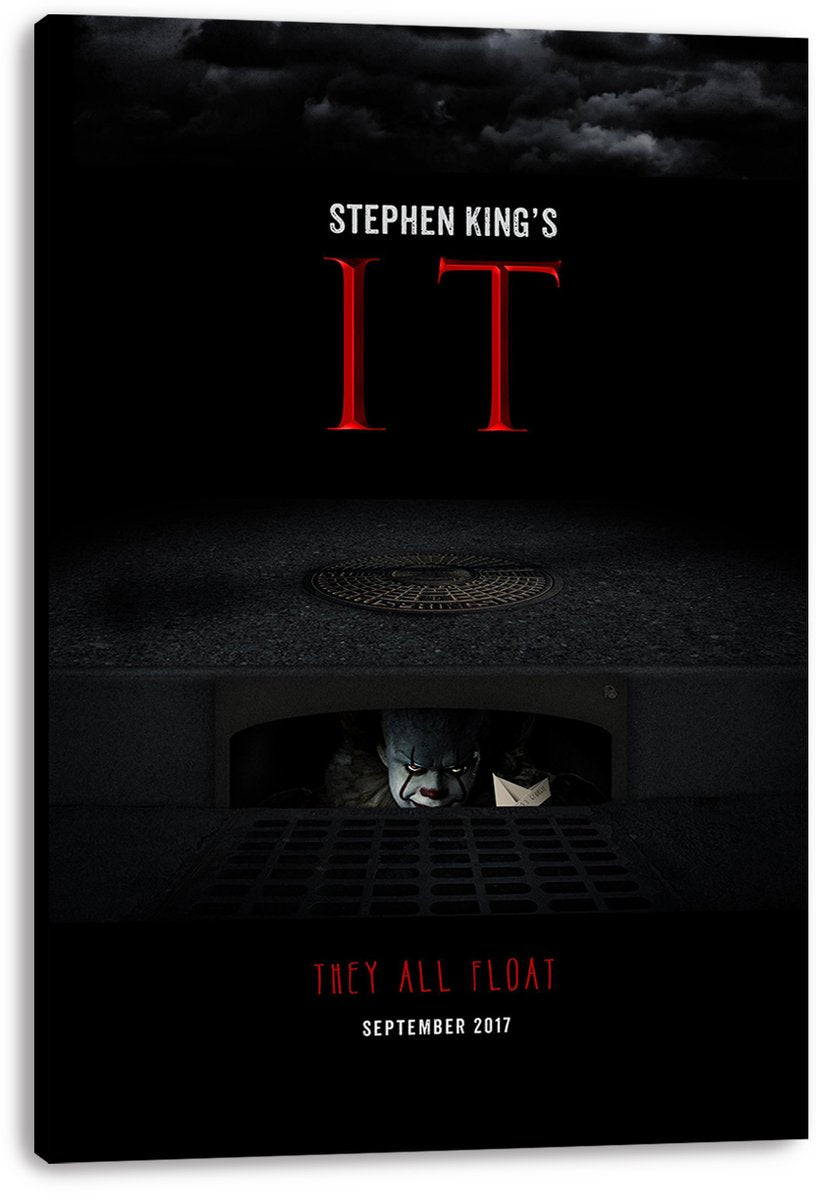 Stephen King's It Pennywise Decorative Painting (paper and canvas) art poster printing print