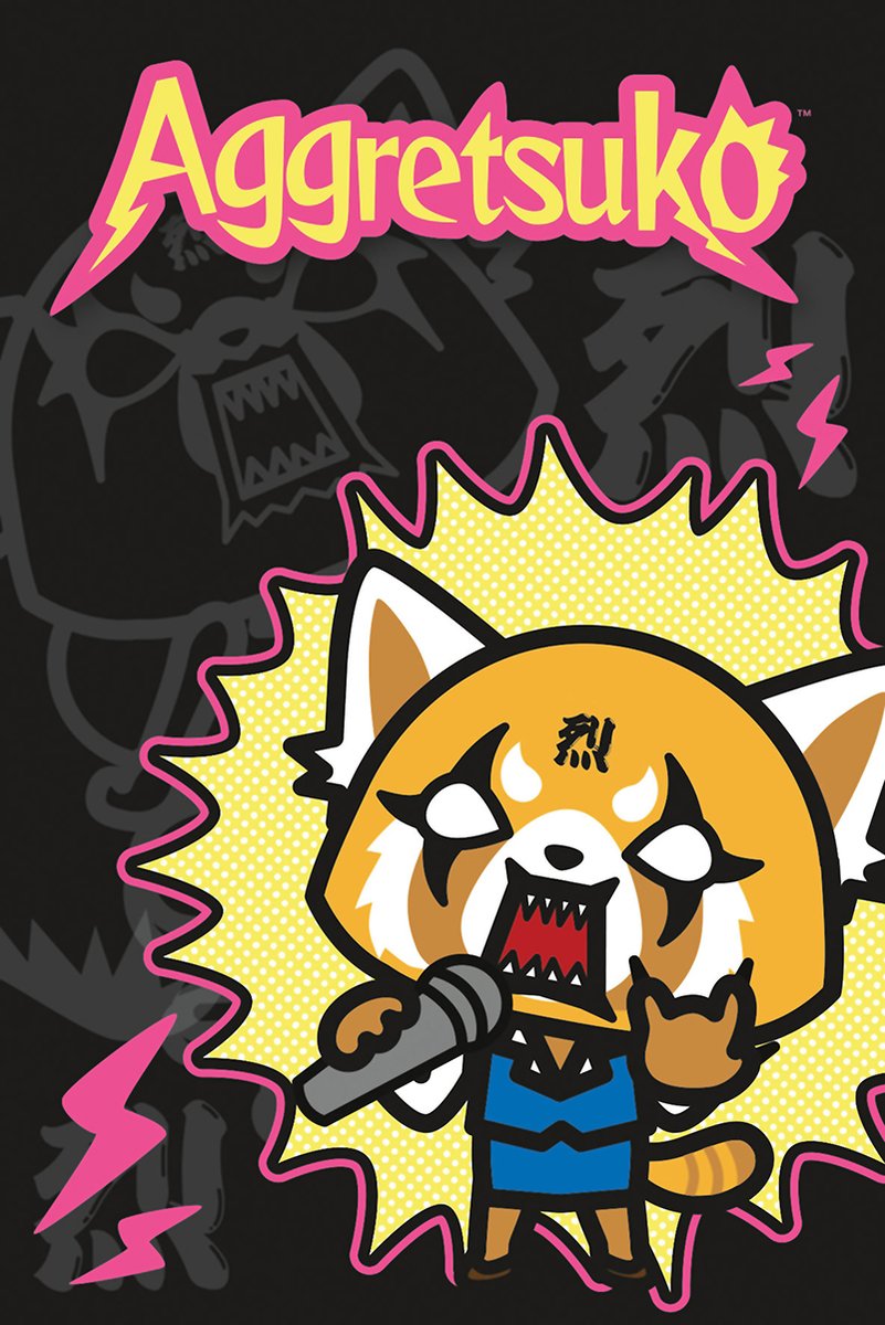 Aggretsuko Raging Red Panda Decorative Painting (paper and canvas) art poster printing print