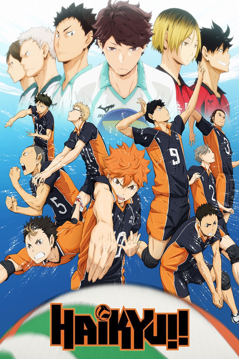 Haikyuu!! Anime Volleyball Team Decorative Painting (paper and canvas) art poster printing print