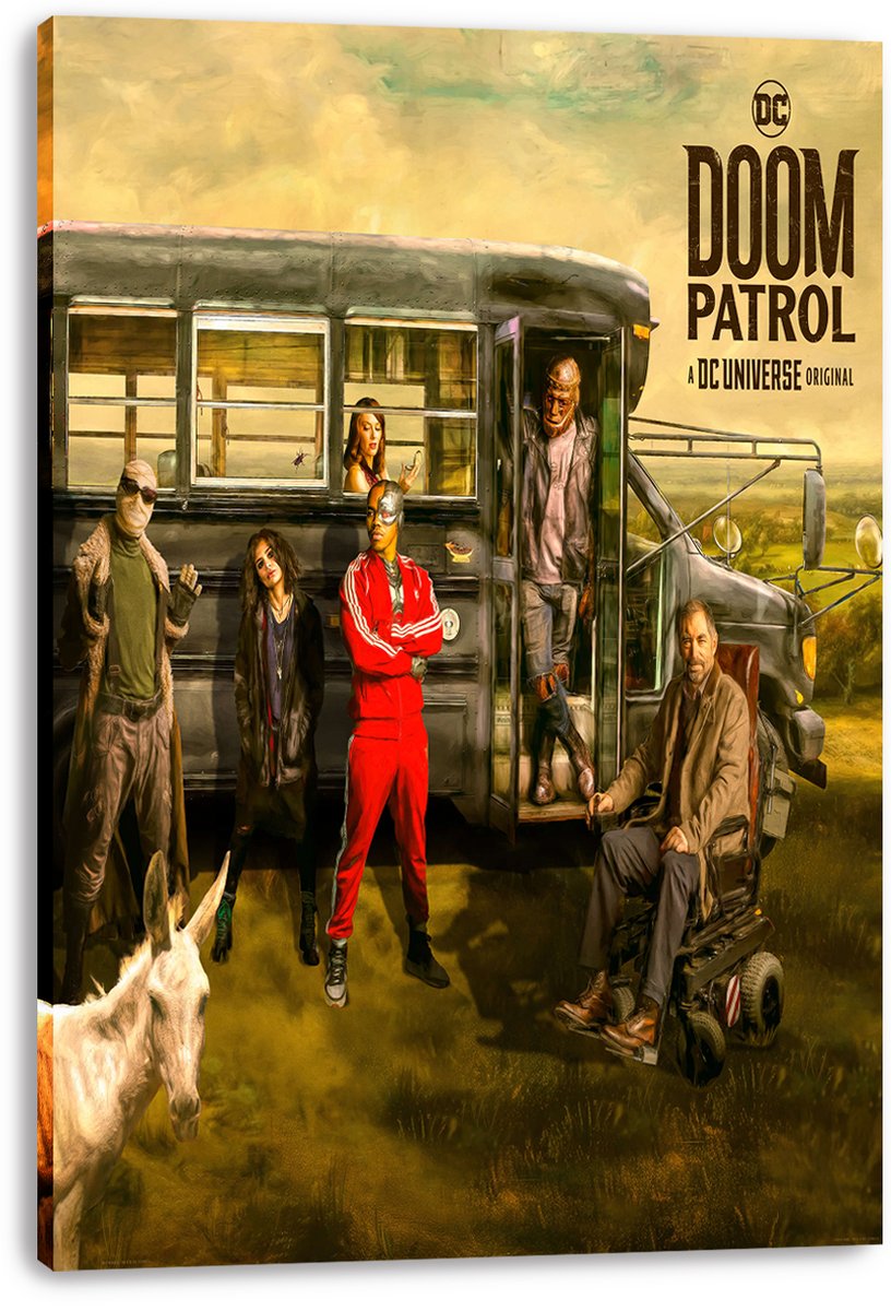 Doom Patrol Decorative Painting (paper and canvas) art poster printing print