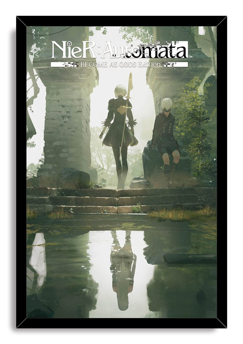 NieR: Automata 2B and 9S Decorative Painting (paper and canvas) art poster printing print