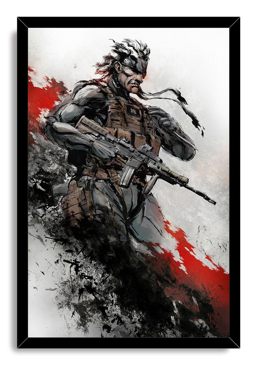 Solid Snake Metal Gear Solid Decorative Painting (paper and canvas) ar – AmazingPosterShop